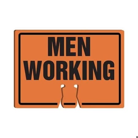 Accuform Traffic Cone Top Warning Sign FBC754